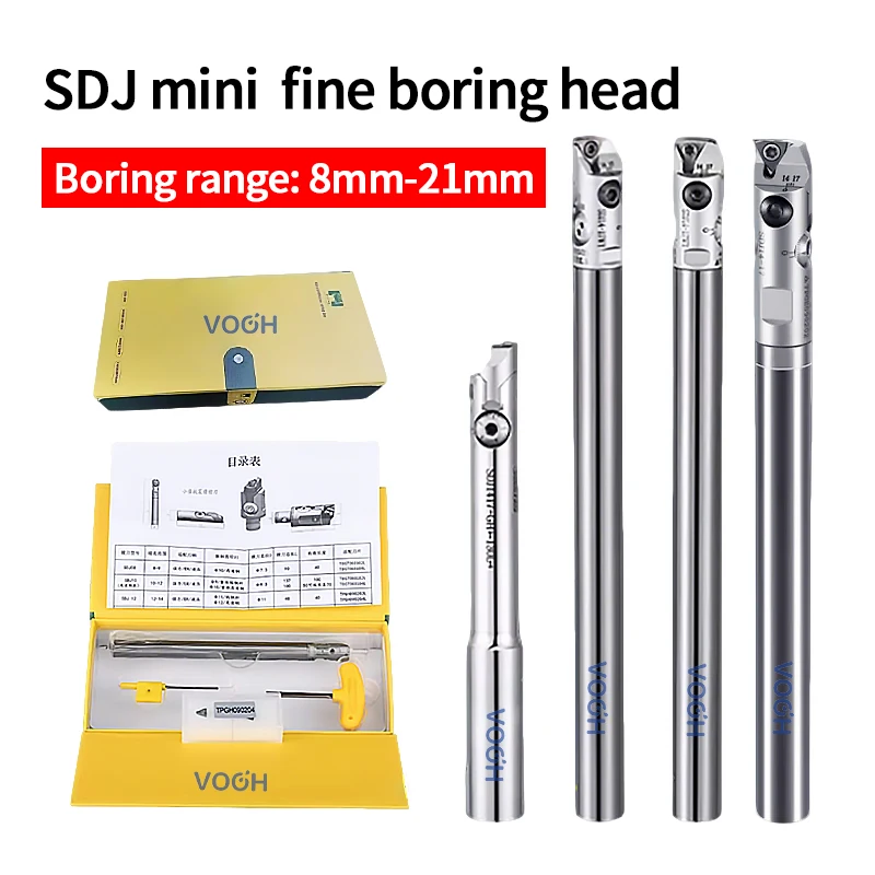 VOGH RBH EWN SDJ high-precision boring tool holder SDJ08 SDJ10 SDJ12 SDJ14 SDJ16 SDJ25 EWN20 EWN25 LBK boring tool head holder
