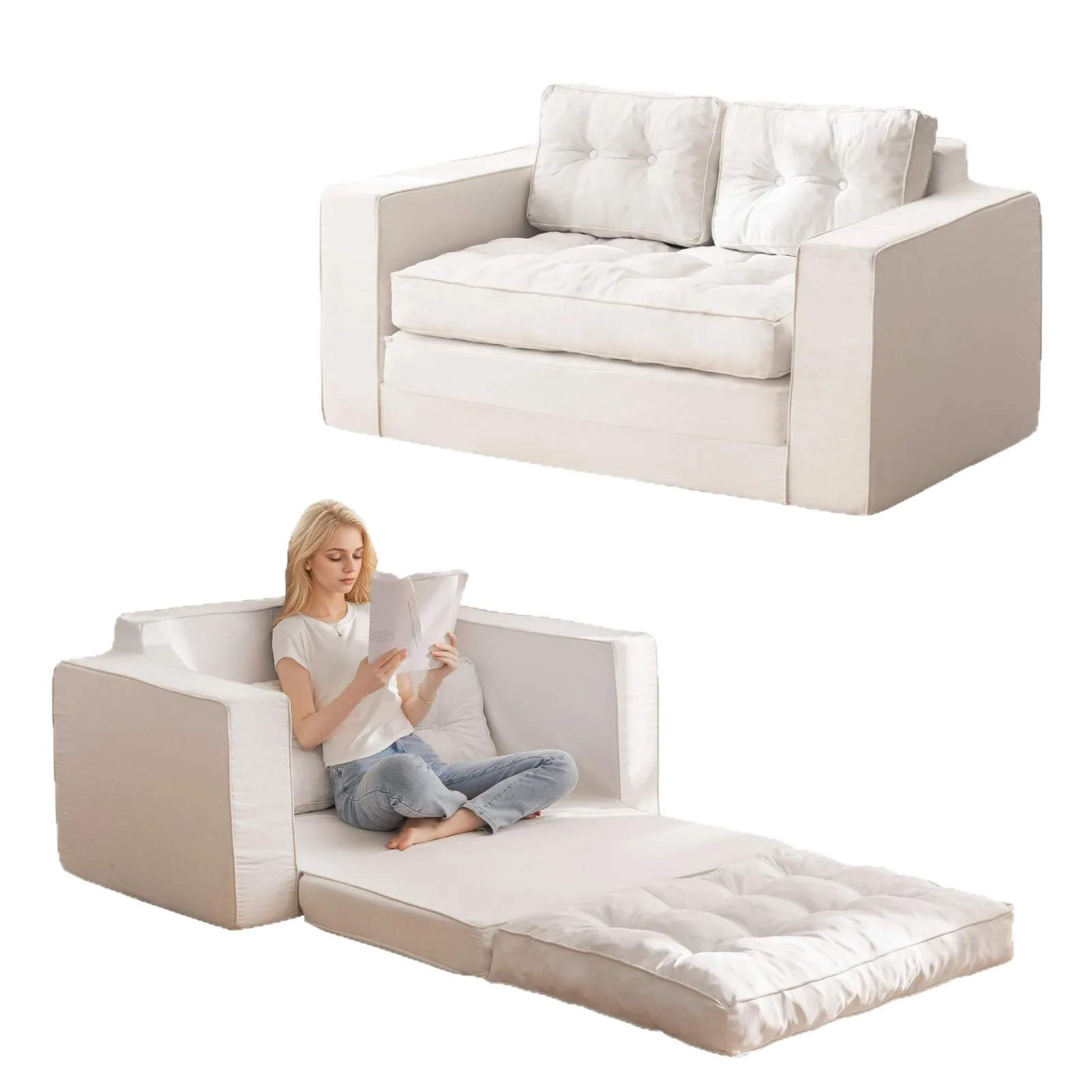 # Vakuumkomprimiertes Sofa Faltbares Lazy-Person Komprimiertes Schlafsofa