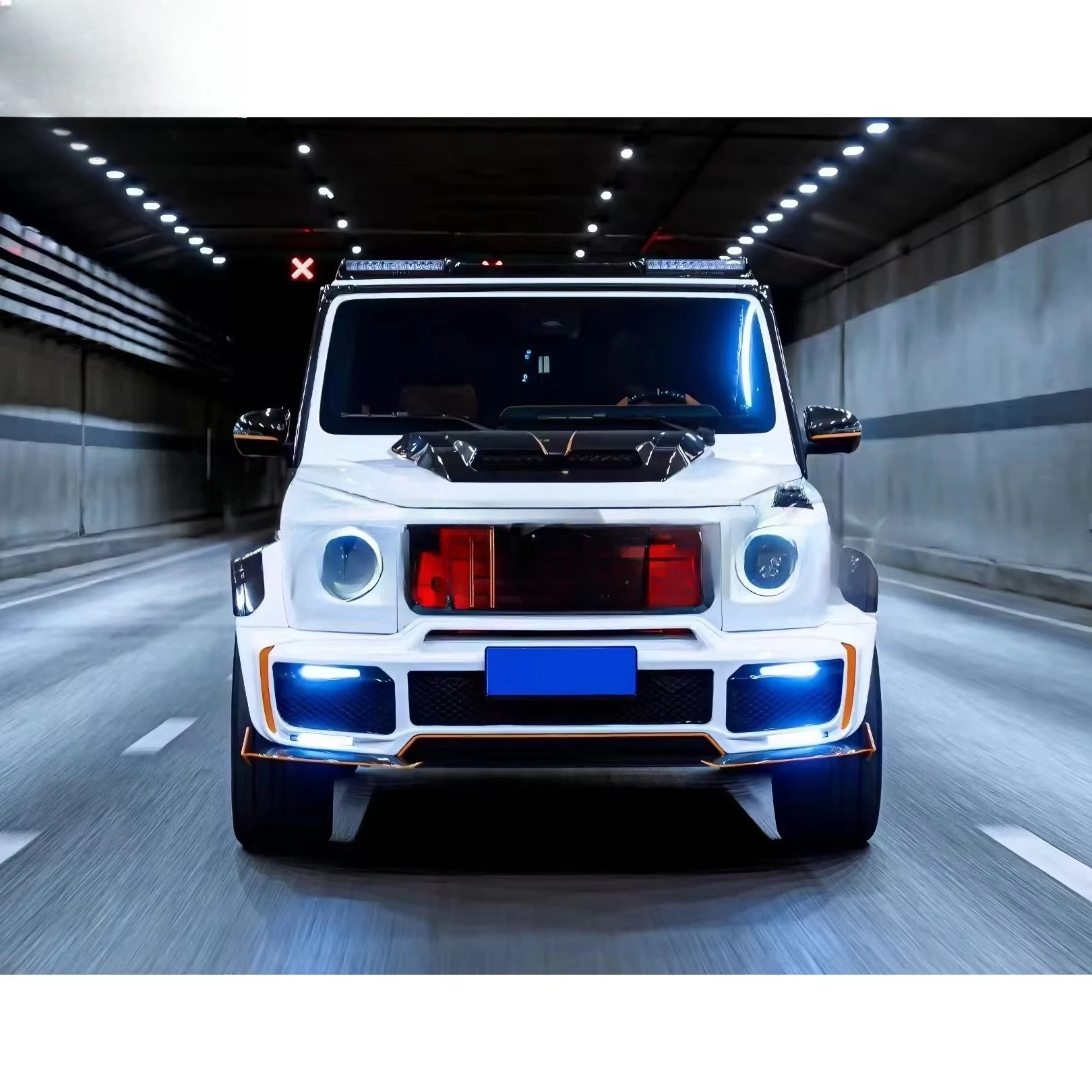 W464 W463 Upgrade to Bra Rocket B900 Carbon Fiber PP Body Kits for G-Class W464 W463A G63 G500 G550