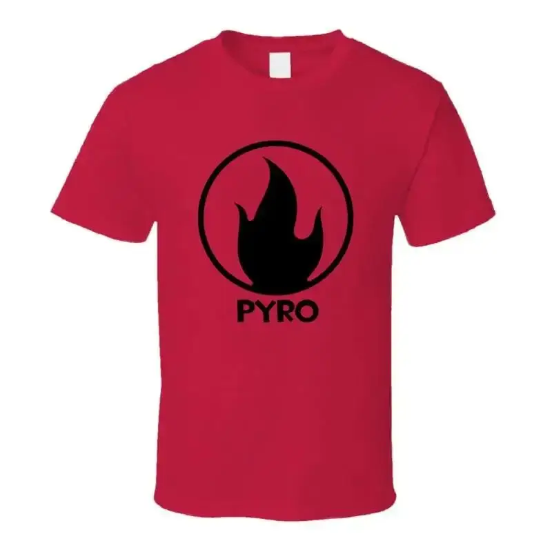 Team Fortress 2 Pyro Red Video Game Fan T Shirt