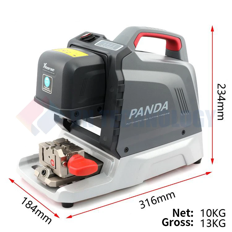 Automatische CNC-Schlüsselmaschine, 12 V, 80 W, tragbare Panda-Schlüsselfräsmaschine mit USB2.0-Schnittstelle, Bluetooth-Verbindung, Handy-App