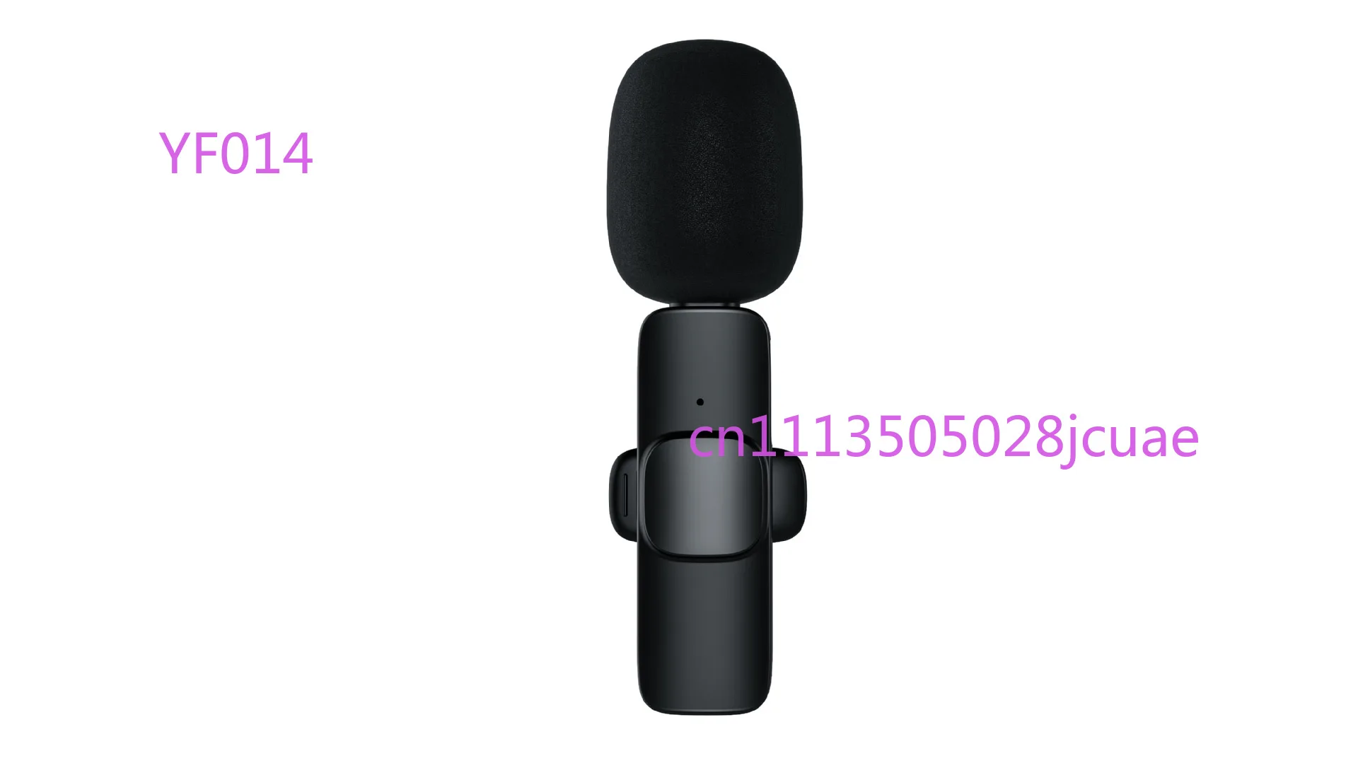 Wireless Lavalier Microphone 2.4G Transmission Noise Reduction High Fidelity Sound Quality Universal For Short Video
