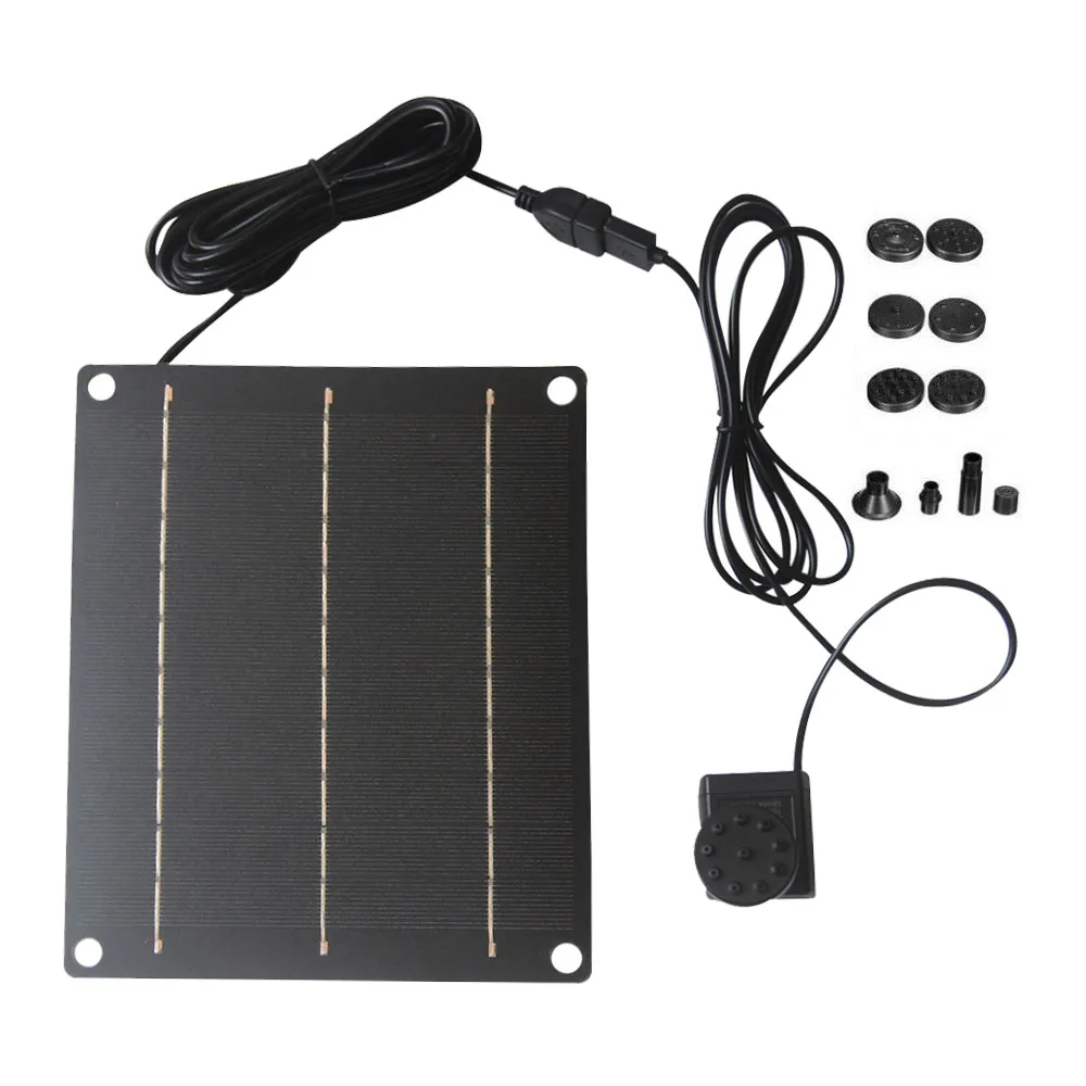 

6W Solar Fountain Pump Outdoor Landscap Solar Water Pump DIY Solar Water Fountain for Bird Bath Ponds Patio Garden Fish Tank