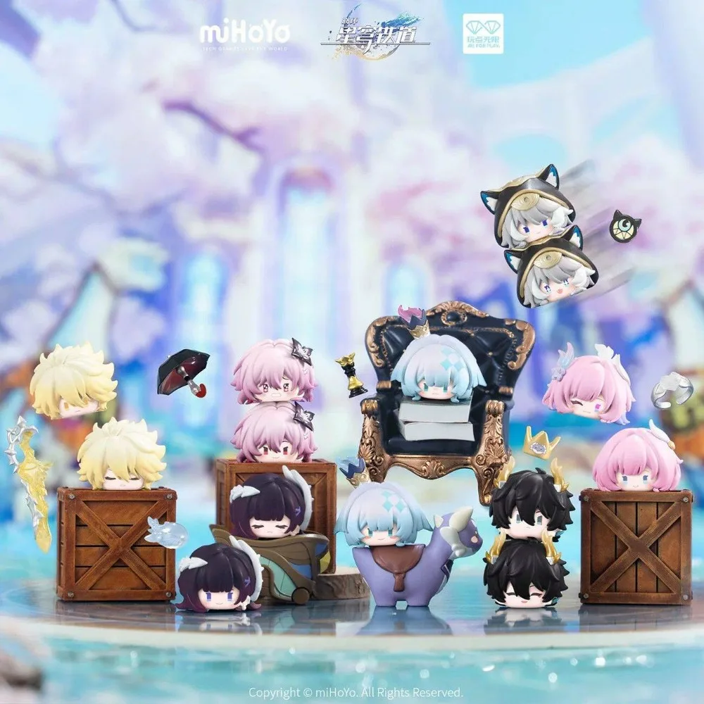 Honkai Star Rail Amphoreus Heroes Stacking Toy Blind Box Jingliu Dan Heng Collectible Desk Decor Anime Merch Surprise Gift