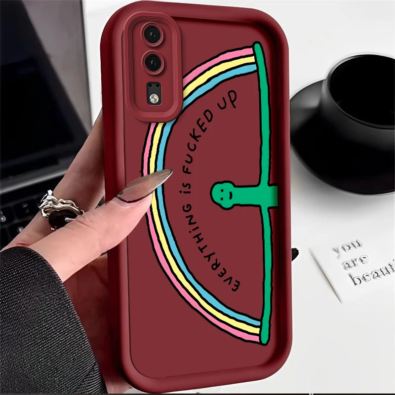 for Huawei MATE 10SE NOVA Y70S enjoy P50 PRO P30 P40 LITE P20 soft Lovely shockproof cute girl phone case Casing