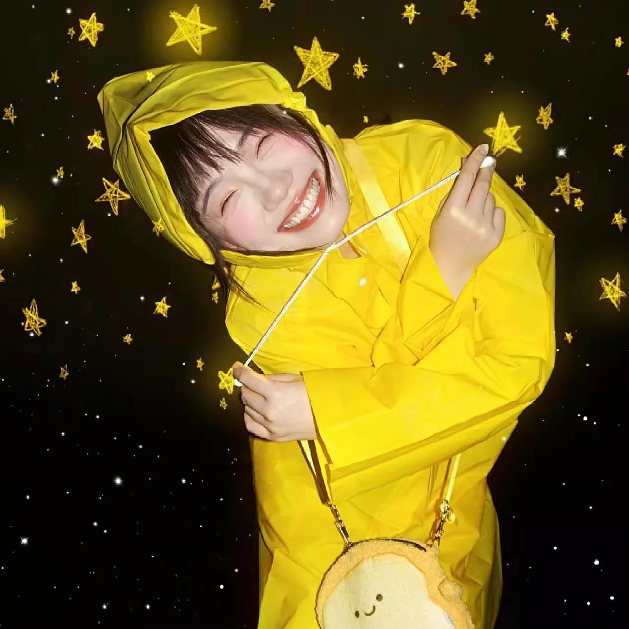 Bright Yellow Long Raincoat Outdoor Travel Portable Adult Full Body Waterproof Single Person Mountain Climbing Jacket