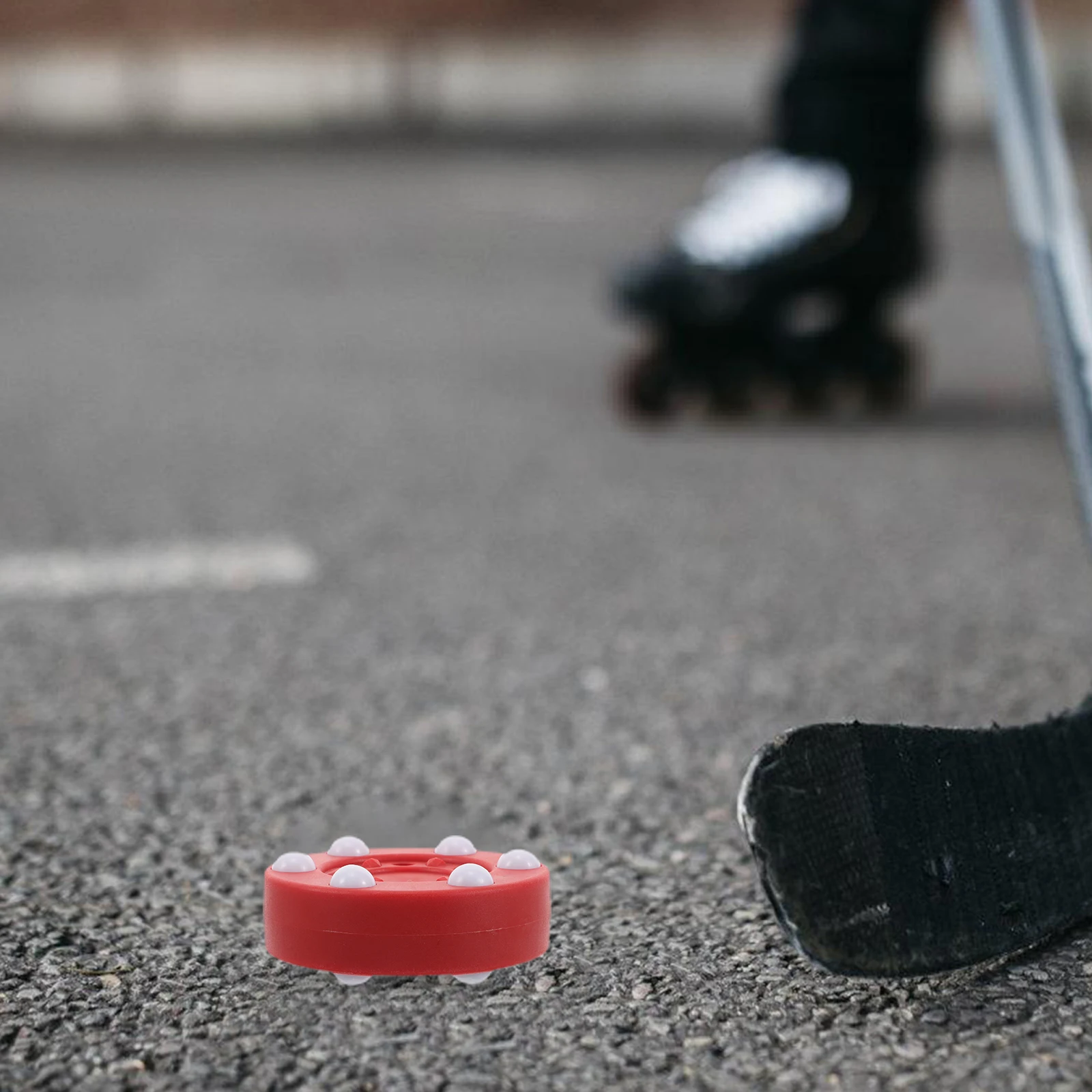 

Professional Roller Hockey Puck Bulk Durable Plastic Puck For Outdoor Indoor Training Street Floor Hockey Equipment Accessory