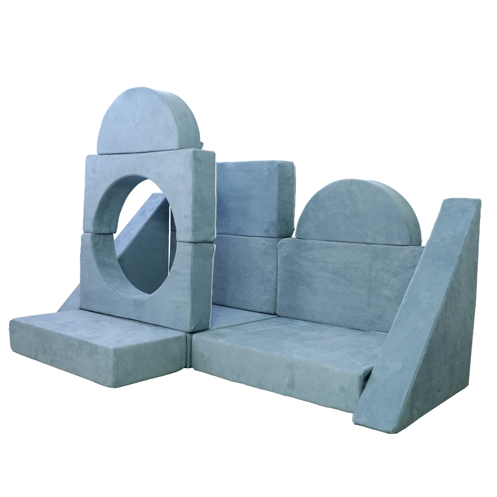 

2021 New Design Strong Magnetic Fixed Kids Play Couch Home Furniture Living Room Sofa Castle Sofa Creative Children Sofa