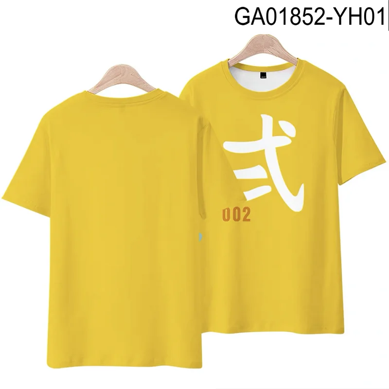 ゾンビランドガ-半袖Tシャツ,ラウンドネック,人気,日本の,アニメ,ストリートウェア,ファッショナブル,ラージサイズ