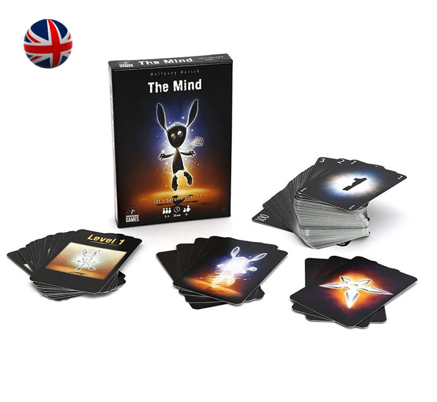 The Mind Card Game By Pandasaurus Family-Friend Party Puzzle Board Game Team Experience Interactive Game