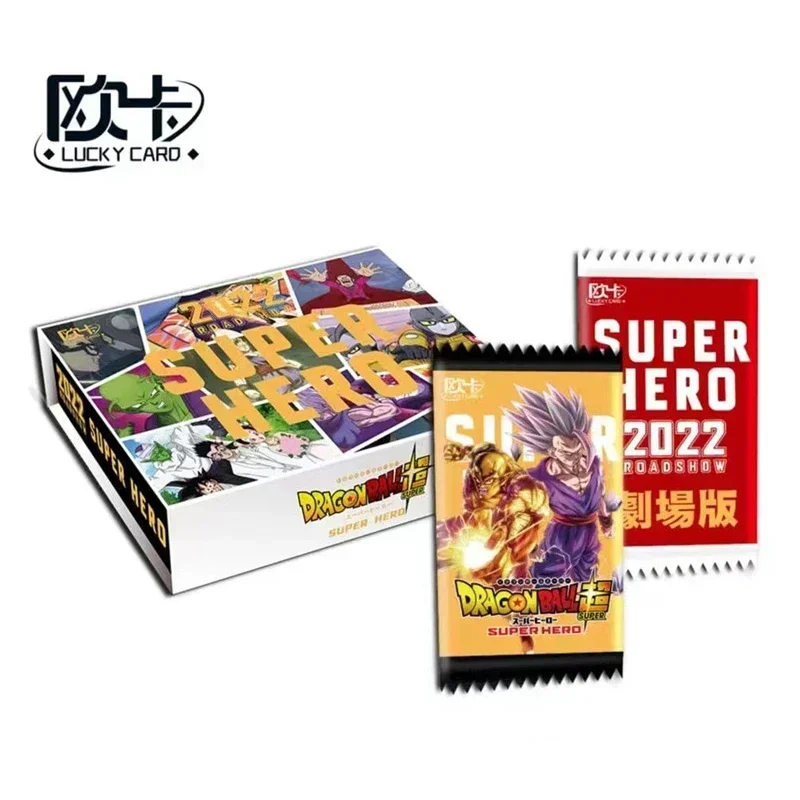 2022 Dragon Ball Card Theatrical Edition Superhero Series SSP Son Gohan Collection Card Anime Battle Carte for Children Gift Toy