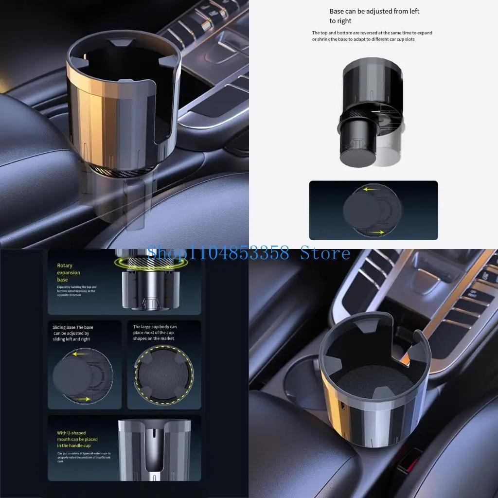 

652F Auto Interior Accessory Car Cup Holder Expander for Bottles Cup Holder Adapter