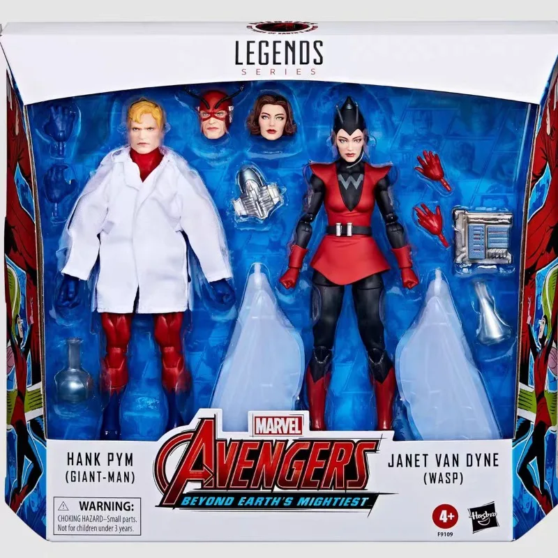

Original Hasbro Marvel Legends Series Hank Pym (Giant-Man) & Janet Van Dyne (Wasp) Anime Fiqure Toy Model Collection