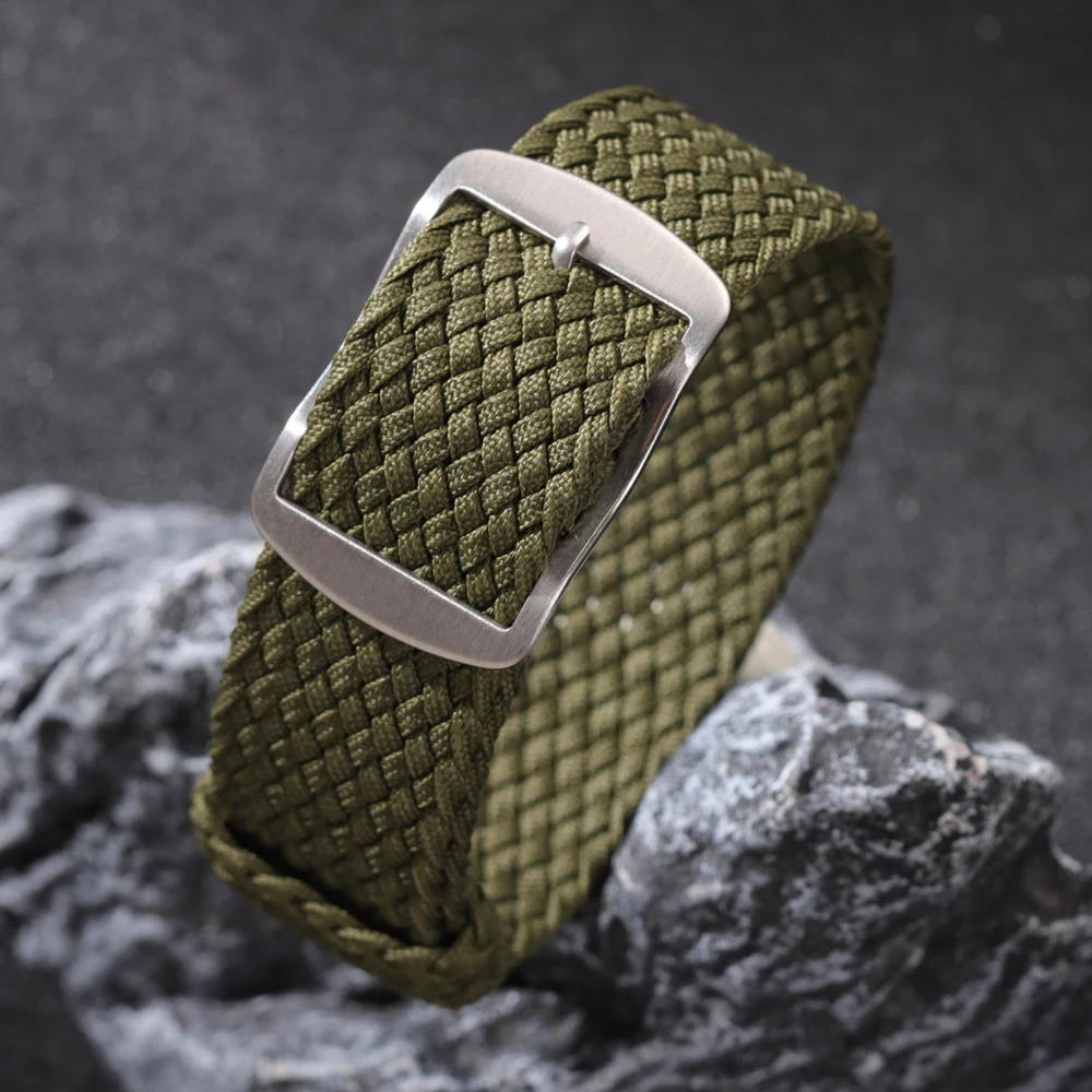 عالية الجودة النايلون 18 مللي متر 20 مللي متر 22 مللي متر حزام (استيك) ساعة ل Seiko ل الأحفوري ل أوريس العسكرية عادية حزام الساعات الجيش الرياضة الأشرطة استبدال