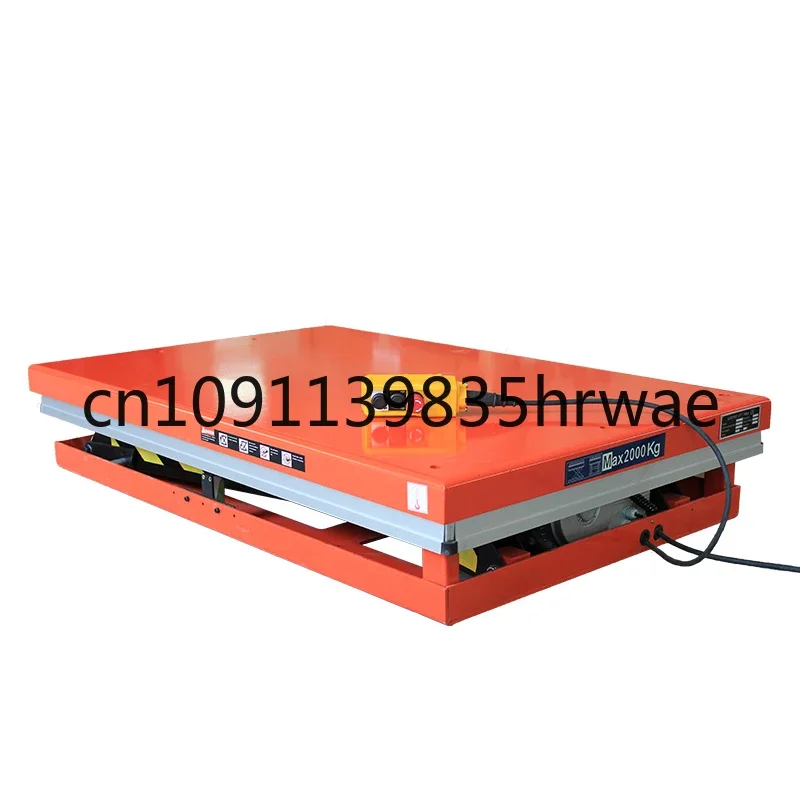 

High-Capacity Material Transport System Featuring Powerful Scissor Lift Technology