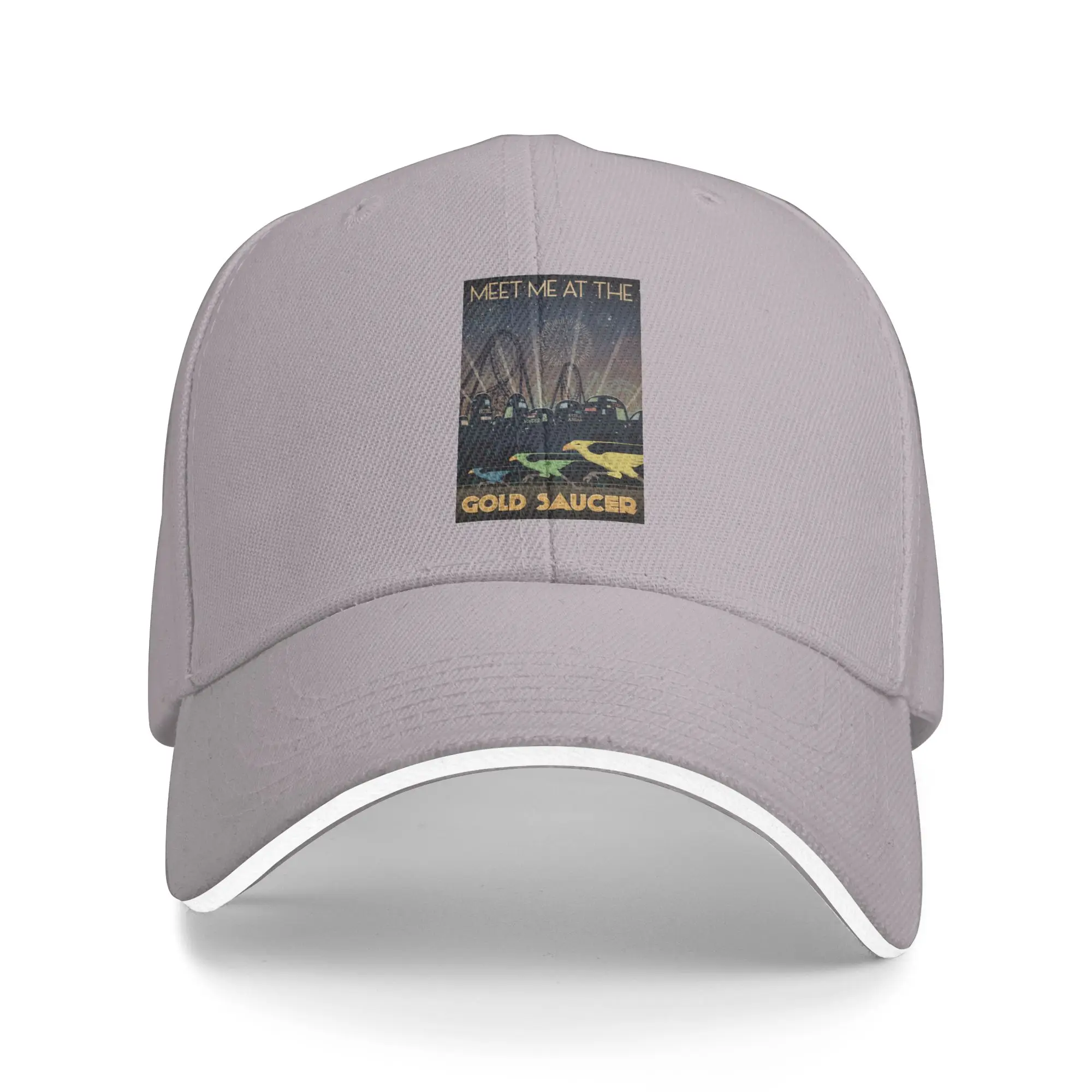 Hot Sale Final Fantasy VII Gold Saucer Travel Poster Baseball Cap  Low Profile Sun Visor Cap  Holiday Trip Sun Visor Cap