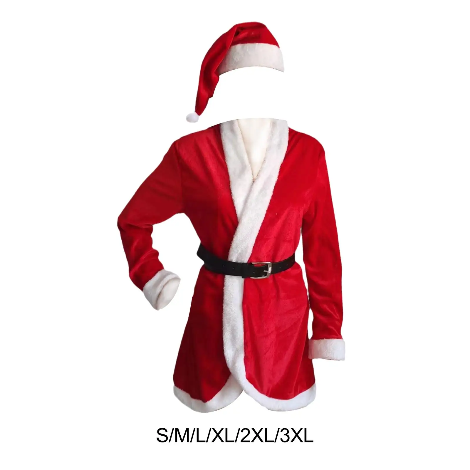 Kerst Kostuum Cosplay Kleding Fancy Dress Kerstjurk Jurk Voor Halloween Festival Podium Optreden Xmas Vakantie