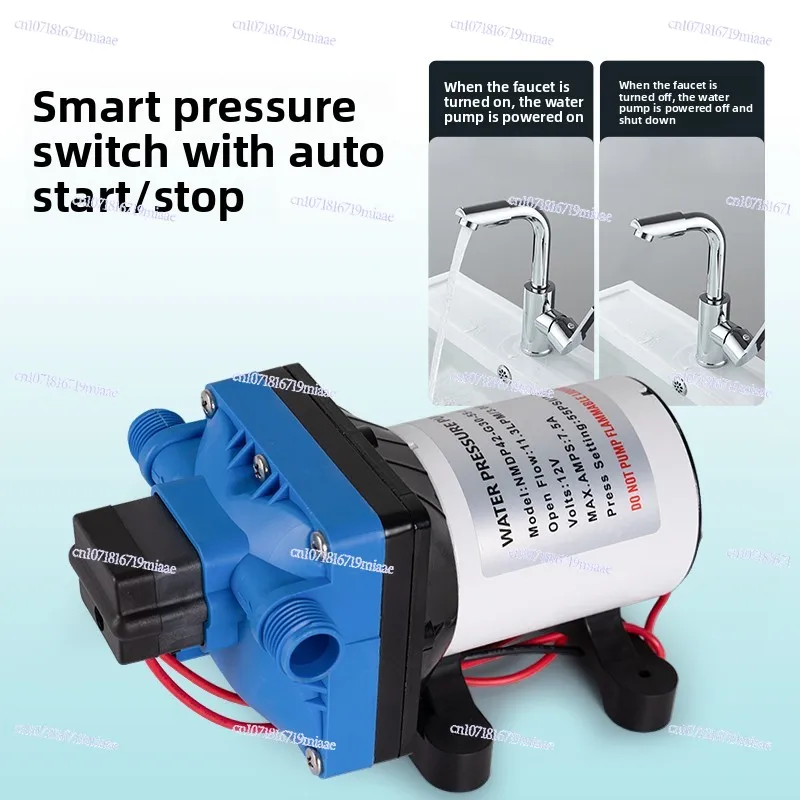 Automatic 12v Electric Diaphragm Pump Bed Car DC Booster Pump