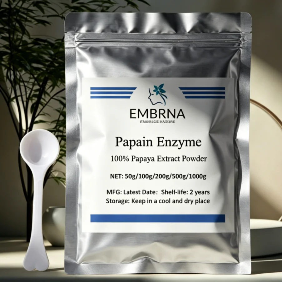 

Fast Global Shipping OutPack Aluminum Foil Bag for Pawpaw Papaya Papain Enzyme InnerPack DoubleDeck PlasticBag