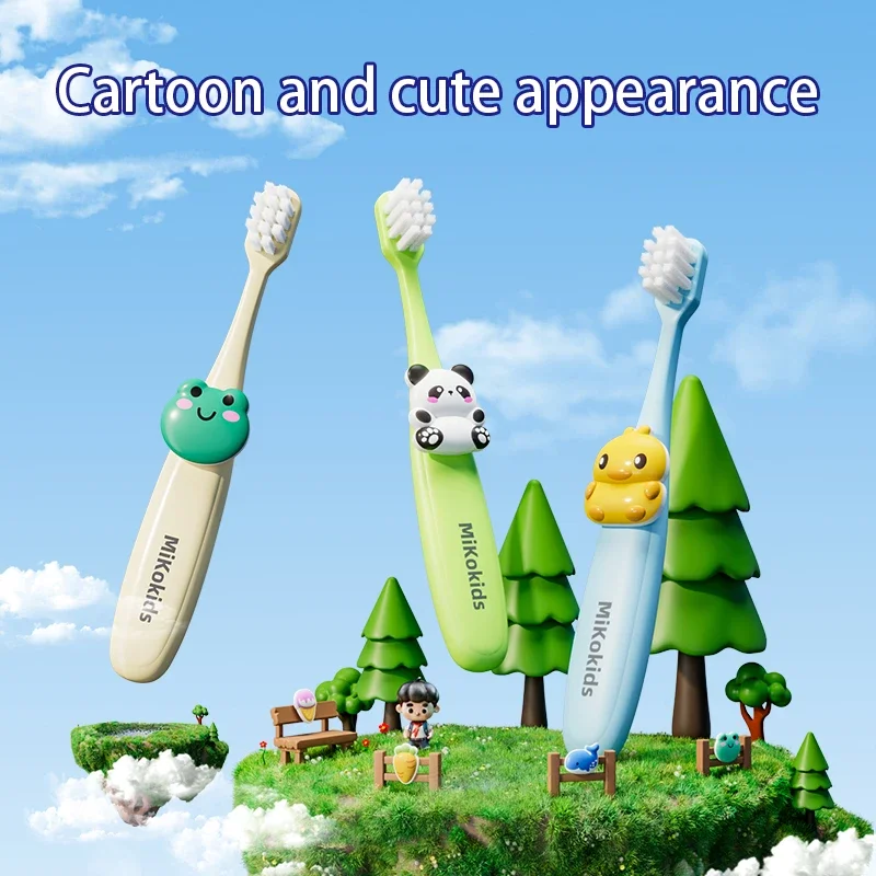 6 قطع فرشاة أسنان فائقة النعومة للأطفال - فرشاة تدريب للأطفال الصغار من عمر 3 إلى 12 سنة - أدوات العناية بالفم على شكل حيوان حيوانات كرتونية لطيفة 2025 #5
