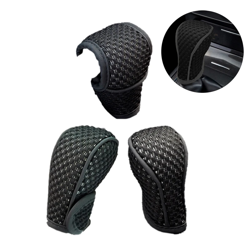 

Car Shift Knob Cover Gear Shift Non Slip Grip Handle Protective Covers Universal Gear Automatic Car Interior Accessories