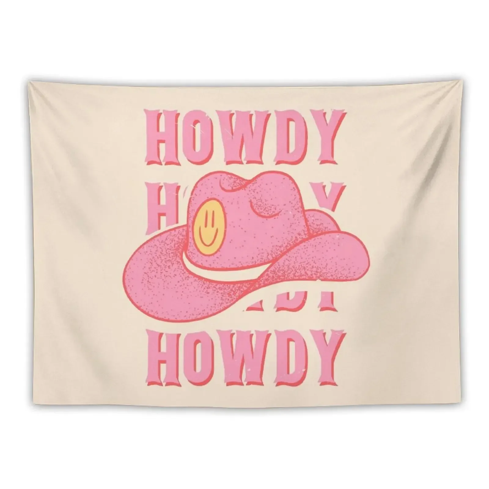 HOWDY HOWDY HOWDY YALL | White Background Tapestry Wallpapers Home Decor Bedroom Deco Bedroom Decorations Tapestry