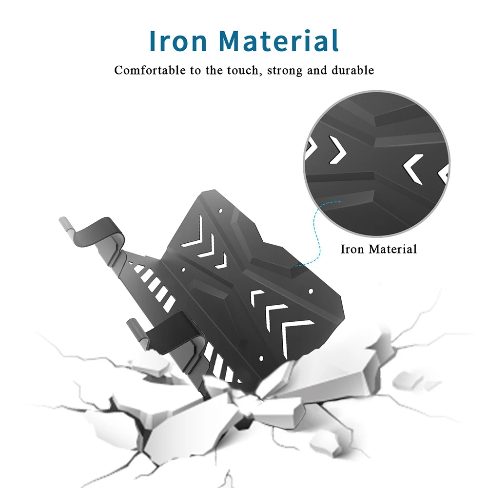 แท่นยึดติดผนังสำหรับคอนโซล PS5มีตัวยึดคอนโทรลเลอร์2ตัวระบบการติดตั้งแบบมองไม่เห็นตัวยึดผนัง