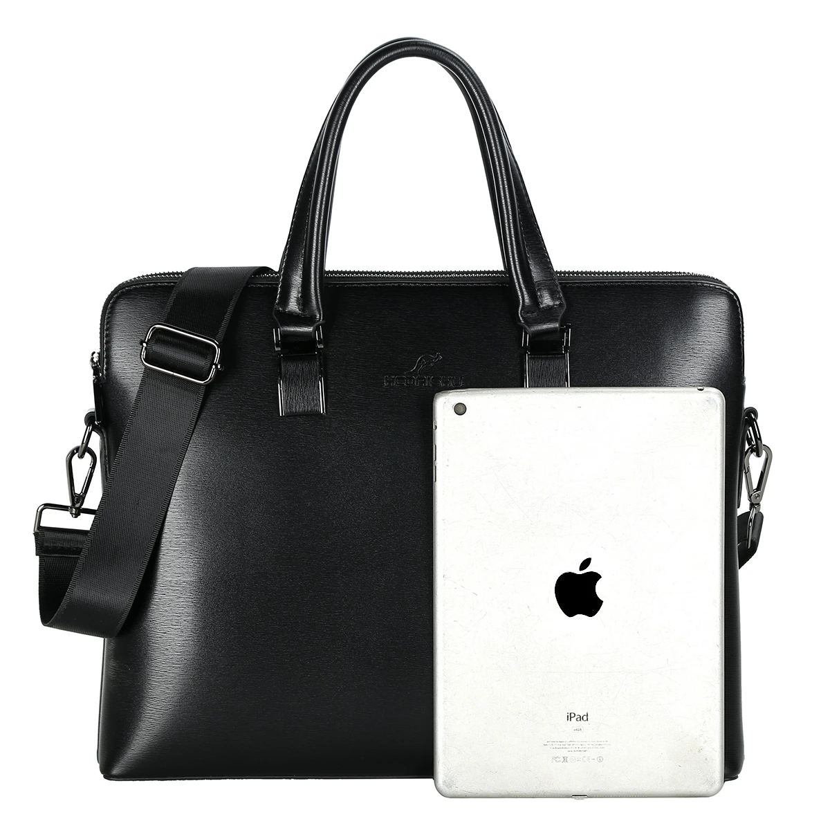 luxury Handbag New Men's Business Computer Briefcase Horizontal Style leather large Capacity Men's Bag Trend mochila bolsas SAC