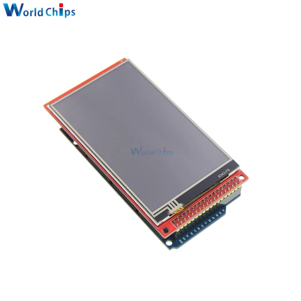TFT Color Touch LCD Display Module, Driver para Arduino Mega2560, Placa de Desenvolvimento, 800x480 IPS, RGB, 65K, 5V, NT35510, 4"