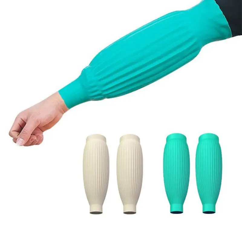 1 Pair Waterproof Latex Arm Sleeves Covers Reusable Protective Cleaning Oversleeves Kitchen Tools Oversleeve Household