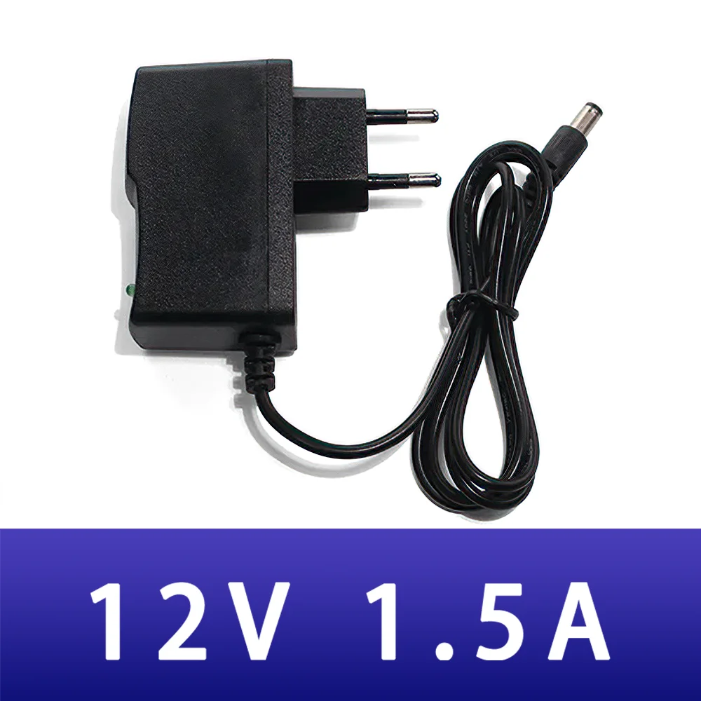 

New AC DC 12V 1.5A power adapter EU AU UK US 5.5mm x 2.1mm 100-240V Switching Power Supply Converter Adapter EU AU UK US Plug