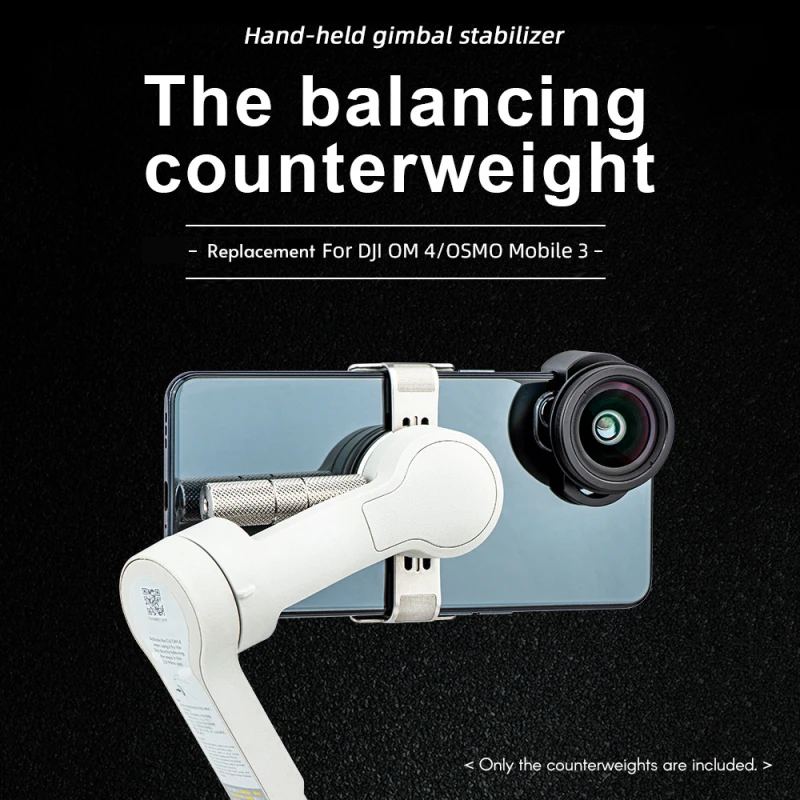 STARTRC Gimbal Stabilizer Counterweight Balance Counter Weight 20g/20g/10g Replacement for DJI OM5 OM4 OSMO Mobile 3