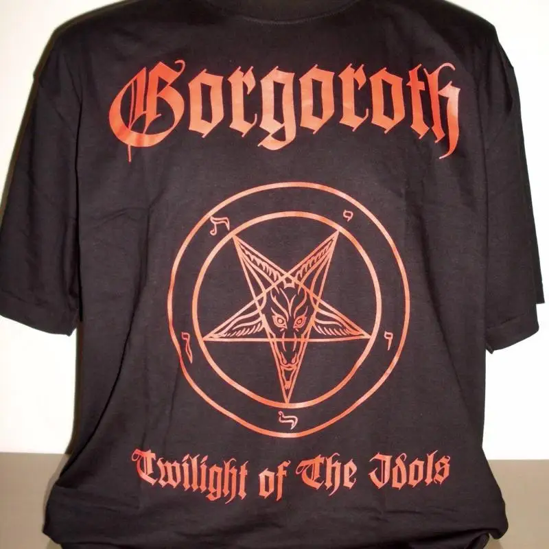 Gorgoroth Twilight Of The Idols T-Shirt Size S M L XL 2XL 3XL Black Metal Band
