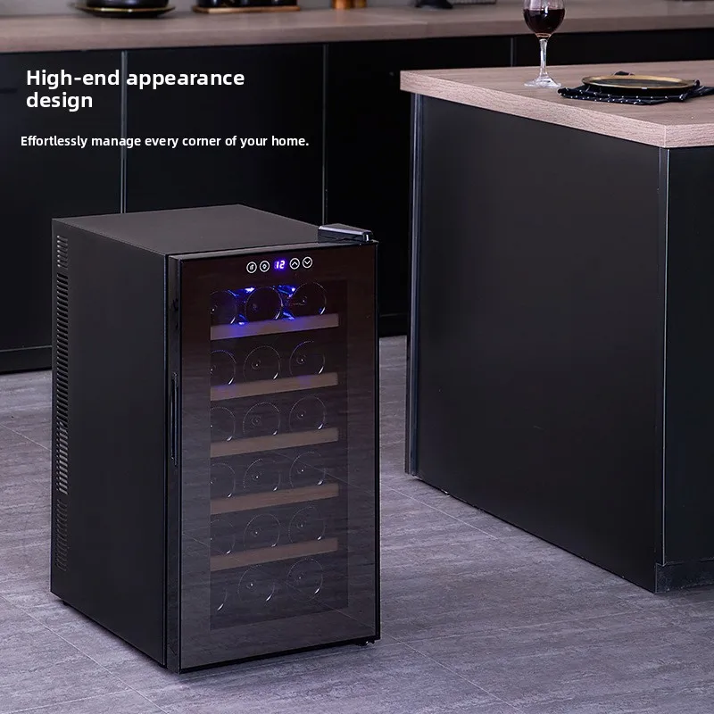 Wine cabinet, constant temperature wine cabinet, electronic mini household small cigar cabinet