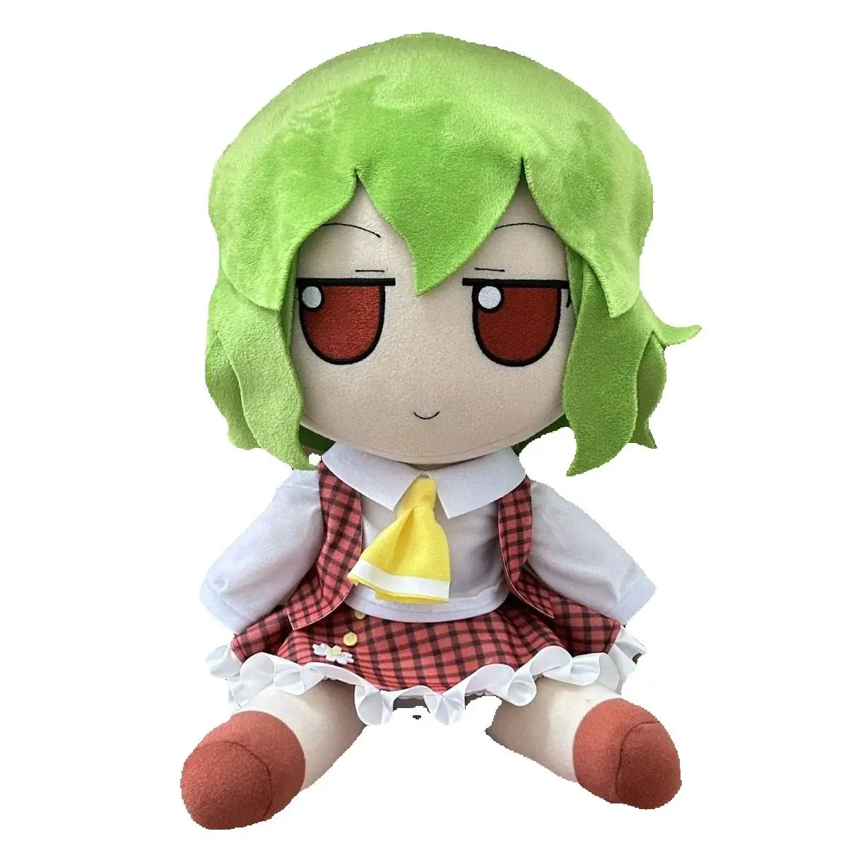 35cm TouHou Project Kazami Yuuka Plush Toys Cute Soft Stuffed Animal Fumo Cosplay Pillow Dolls For Kid Birthday Christmas Gift