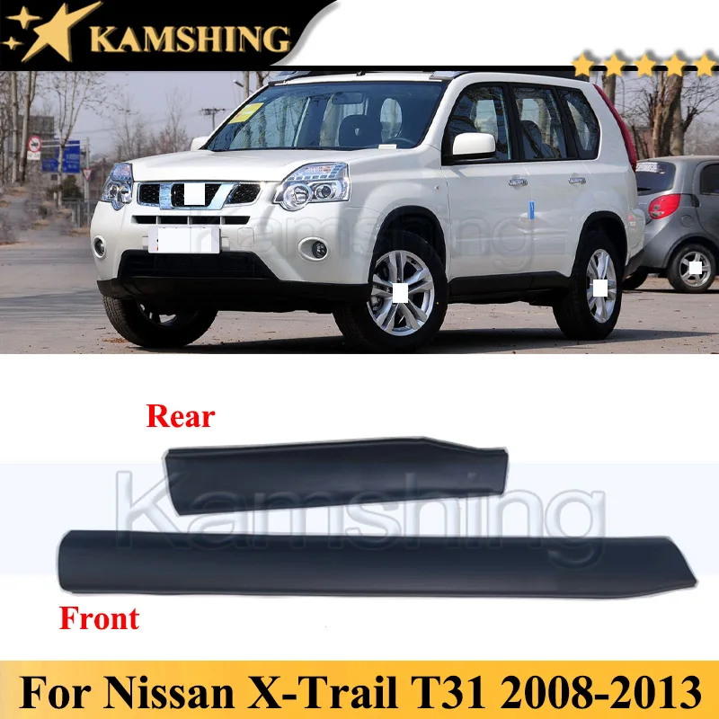 Kamshing Door Guard Door Protect Panel Trim Strip For Nissan X-Trail XTrail T31 2008-2013 Door Trim Panel Strip No Paint