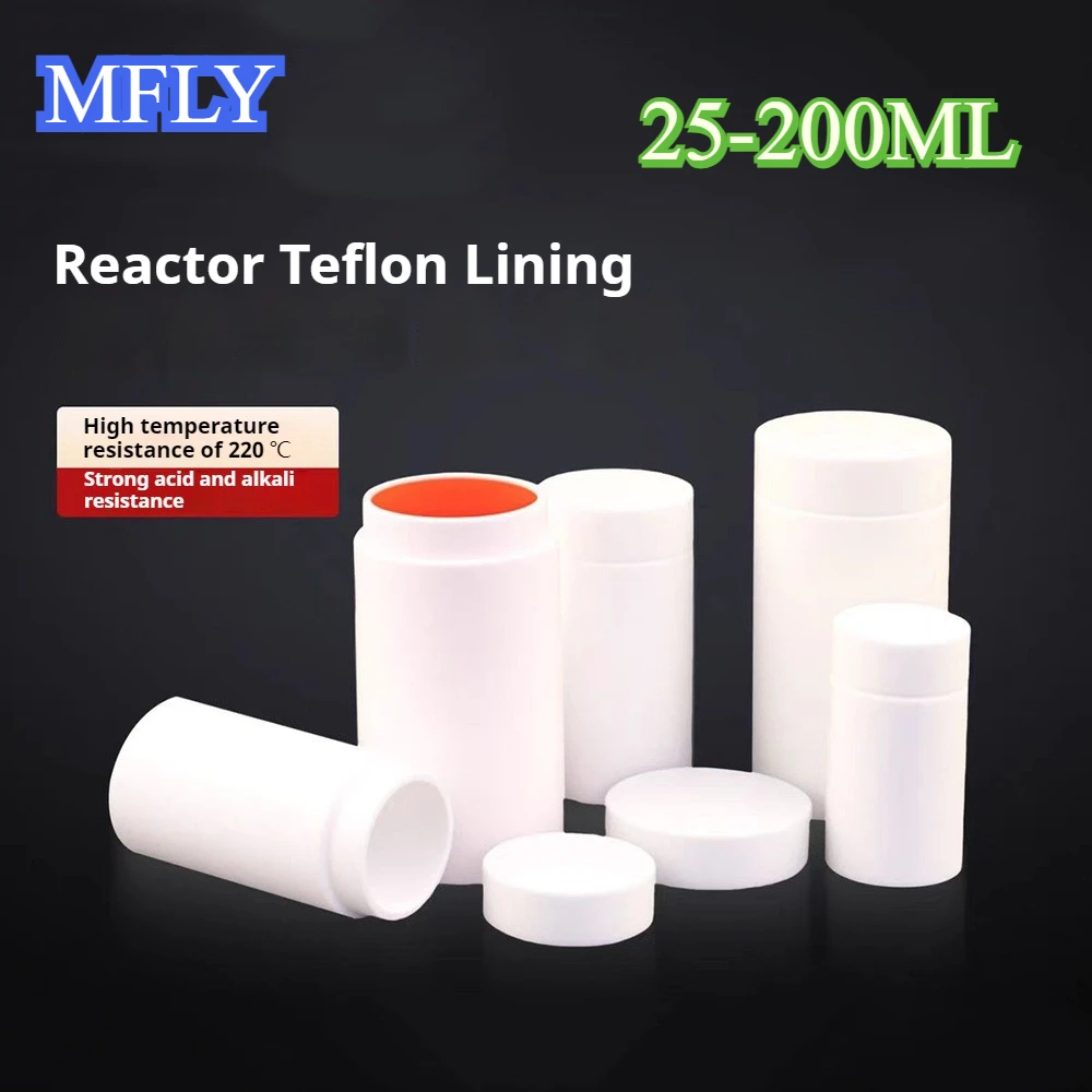 200℃ Hydrothermal Autoclave Reactor 1Pcs PTFE Liner for Autoclave Reactor 25ml 50ml 100ml 150ml 200ml Vessel Kettle