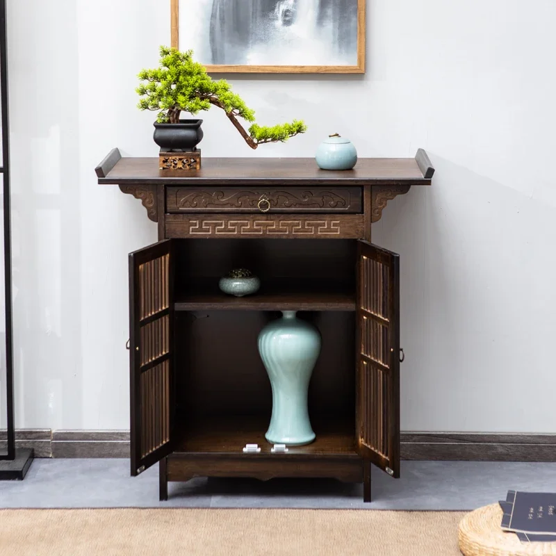 Household Tribute Table Incense Burner Table Altar Chinese Living Room Decoration Console Tables