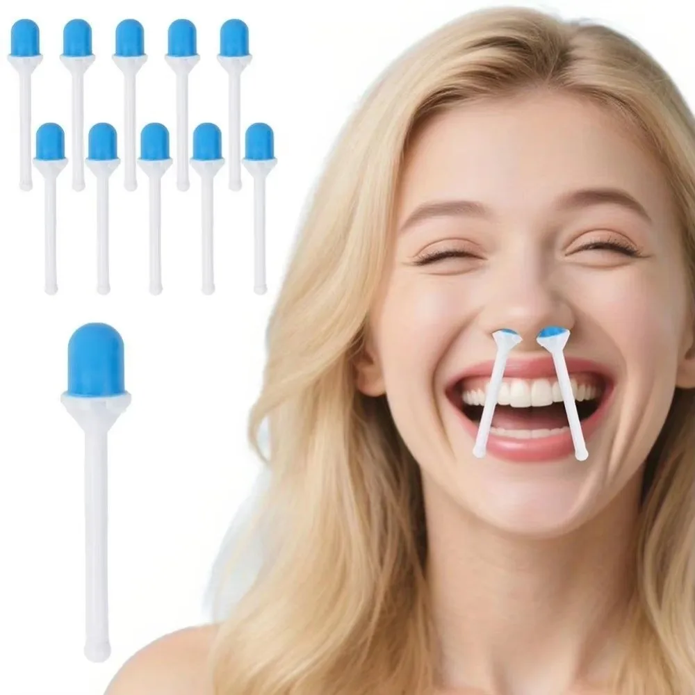 10Pcs Disposable Nose Hair Removal Wax Sticks Spatulas Integrated Nose Hair Removal Kit Deep Cleaning Nostril Cleaning Sticks
