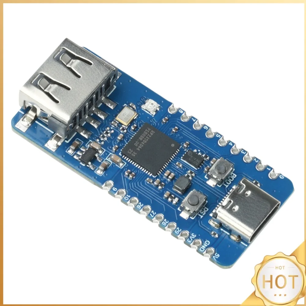 RP2350A Microcontroller USB-A Expansion Interface Type-C Power W25Q16 Flash MicroPython Compatible Breakout