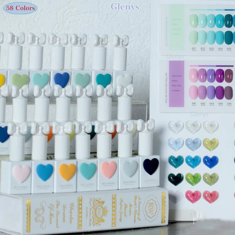 

Glenys 58 цветной гель-лак для ногтей, сетка красного цвета, популярный полуперманентный погружной гель, соответствующий цвету карты, набор лаков для дизайна ногтей, 15 мл