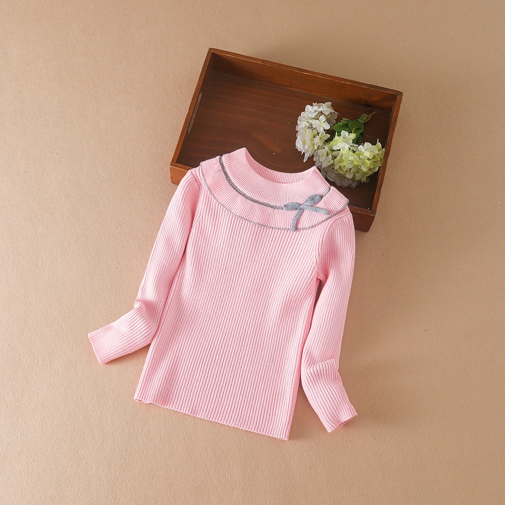 Girls Sweater Pullovers Autumn Winter Baby Warm Sweaters Tops Children Knitwear Kids Clothes