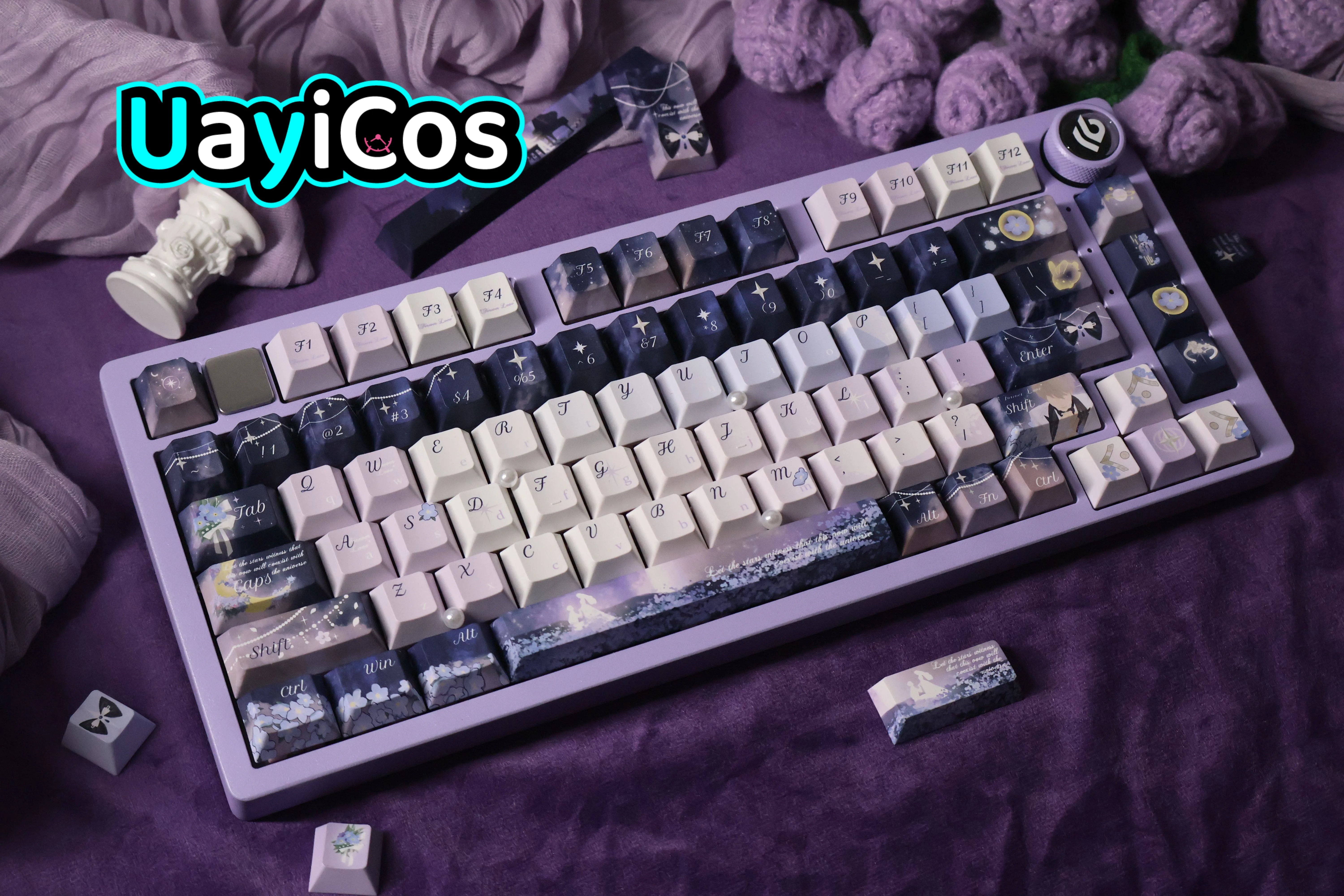 

In Stock keyboard Keycap Love and Deepspace Xavier Mechanical keycap keyboar Doll Accessories Anime Game Toy Kids Gifts Cosplay