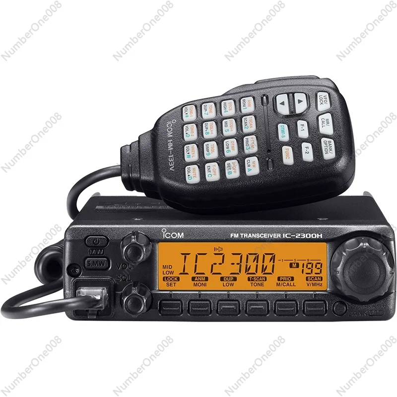 For IC-2300H FM Transceiver VHF Marine Radio Mobile Radio 65W Car Radio Station Over 10KM