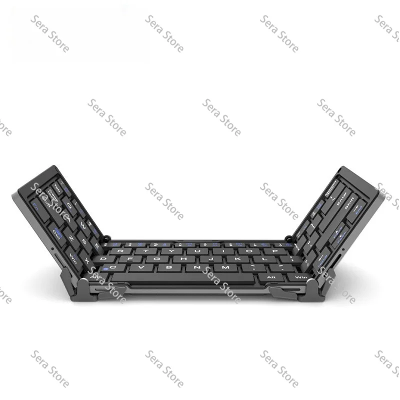 Three Fold Wireless Bluetooth Small Keyboard Suitable for Android, IPad, Tablet, Mobile Phone, Universal Mini Portable