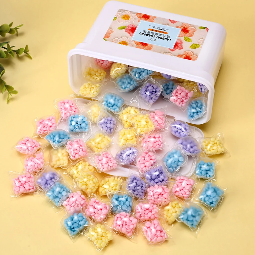 100-500PCS Laundry Beads Detergent Liquid Capsule Ball Fragrance Beads Soft Clothing Diffuser Perfume for Washing Machine