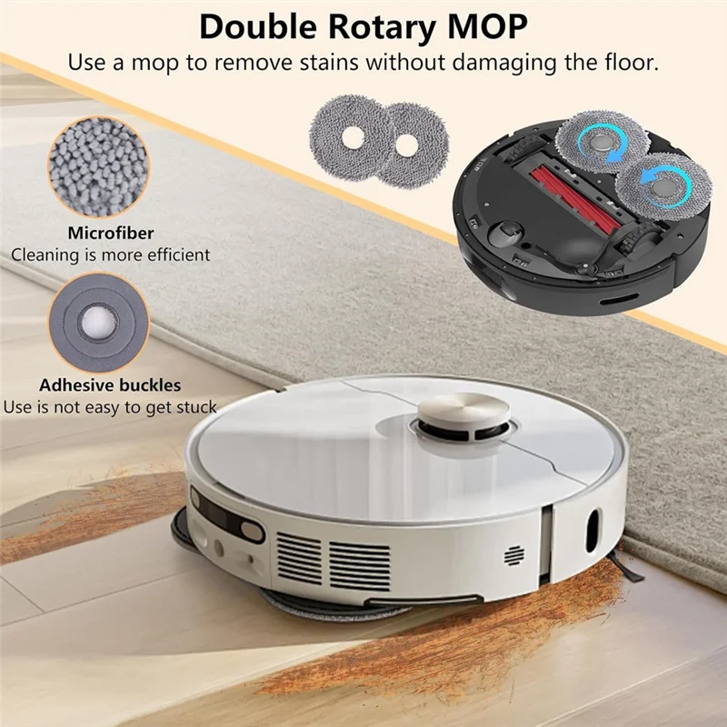 A97G Mop ผ้าฝุ่นสําหรับ Roborock Q Revo Qrevo Maxv Qrevo Master Qrevo Slim Qrevo Pro Qrevo S เครื่องดูดฝุ่นเปลี่ยน Par