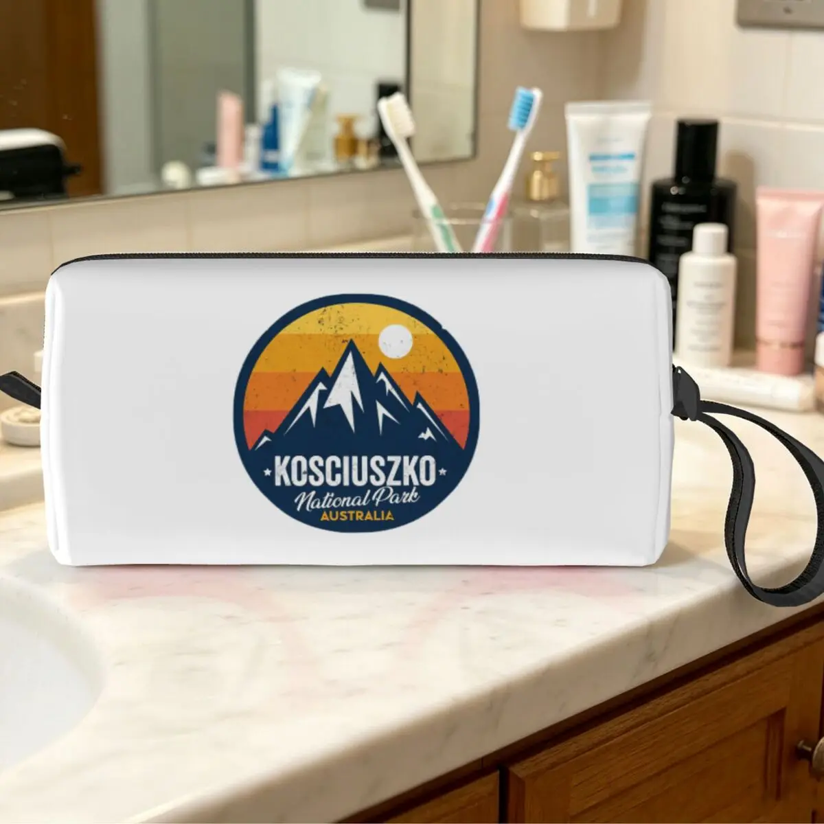 Mount Kosciuszko National Park New South Wales Australia Makeup Bag Cosmetic Organizer Toiletry Cosmetic Bag Women Beauty Travel