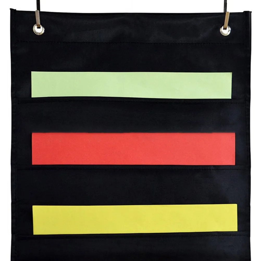 

10-Layer Oxford Cloth Hanging File Organizer for Wall Door Storage - Folder Document Holder Office Home Classroom Use Stationery