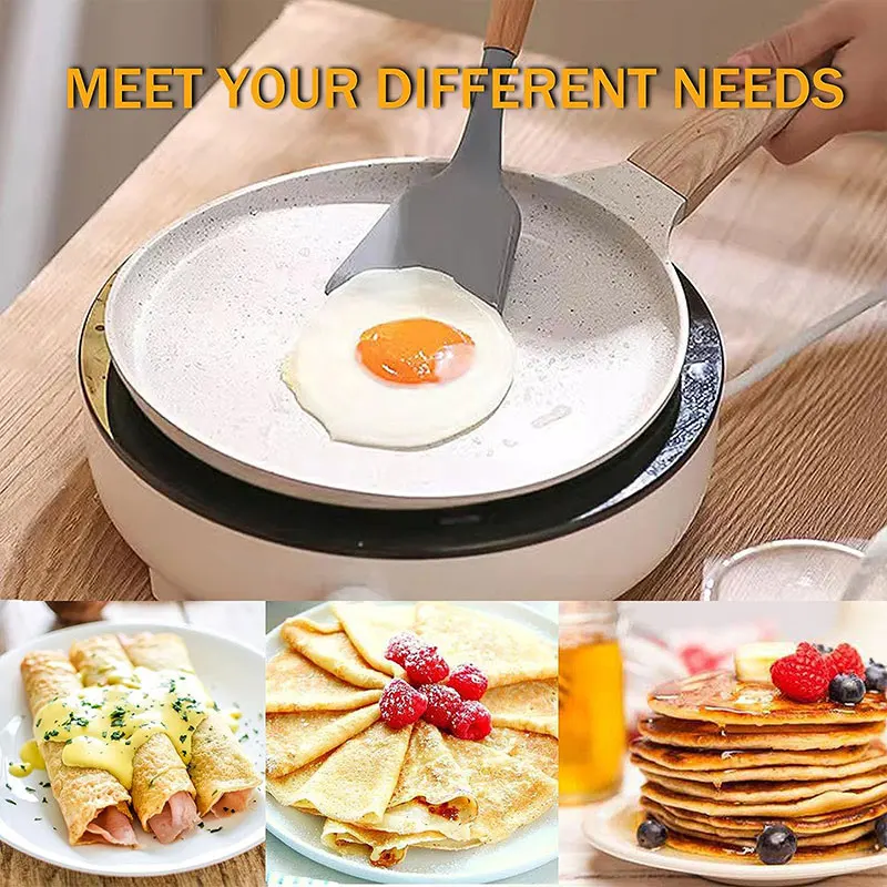Ceramic Coating Egg Pancake Griddle Pan 20/24/28cm Nonstick Crepe Pan Pizza Frying Pot Omelet Steak Cooking Pan Kitchenware